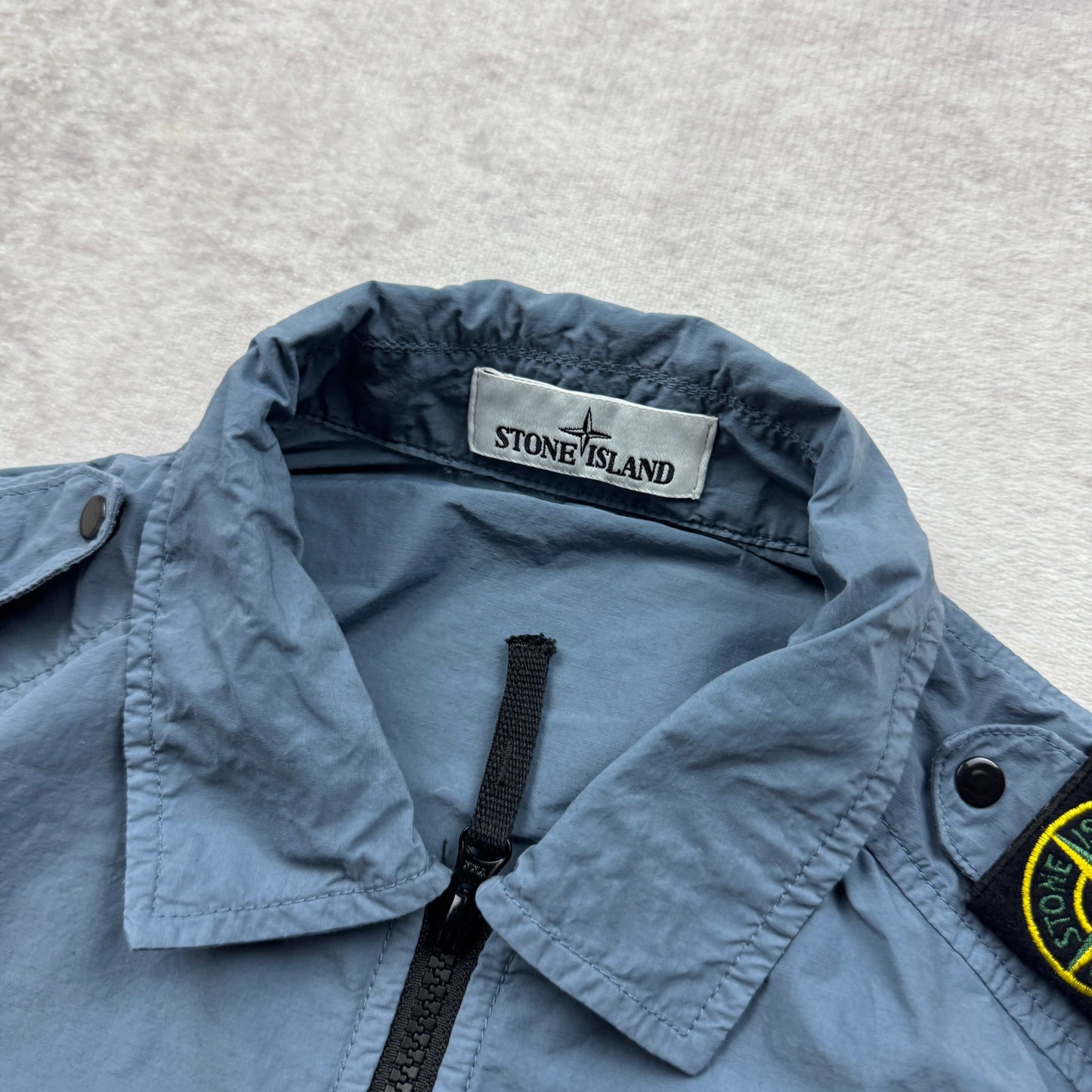 Stone Island Naslan Light Overshirt Shoulder Badge SS 2021