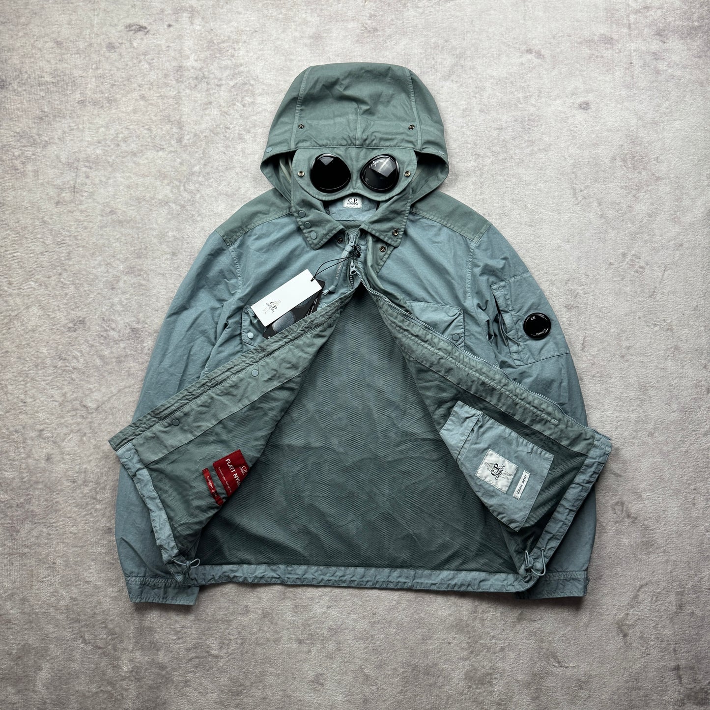 C.P. Company Flatt Nylon Mixed Goggle Overshirt SS 2026