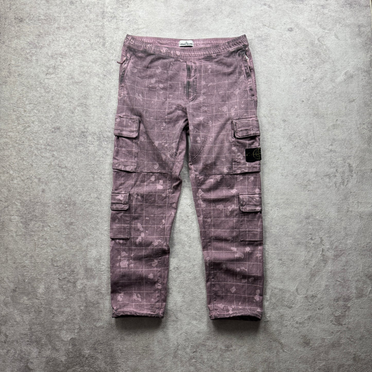 Stone Island Dust Ghillie Laser Camo Cargo  Pants AW 2020