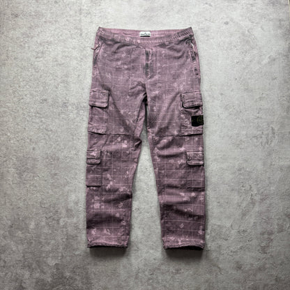 Stone Island Dust Ghillie Laser Camo Cargo  Pants AW 2020