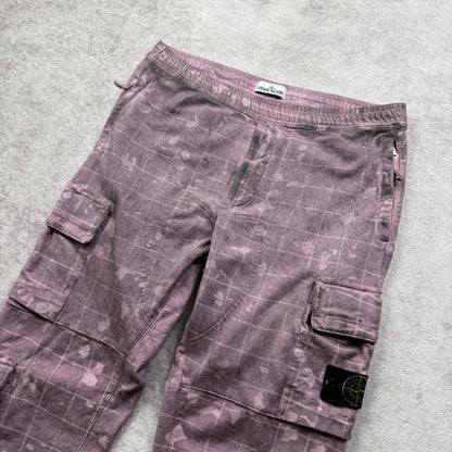 Stone Island Dust Ghillie Laser Camo Cargo  Pants AW 2020