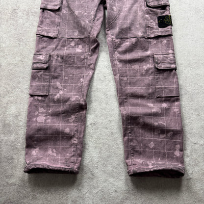 Stone Island Dust Ghillie Laser Camo Cargo  Pants AW 2020