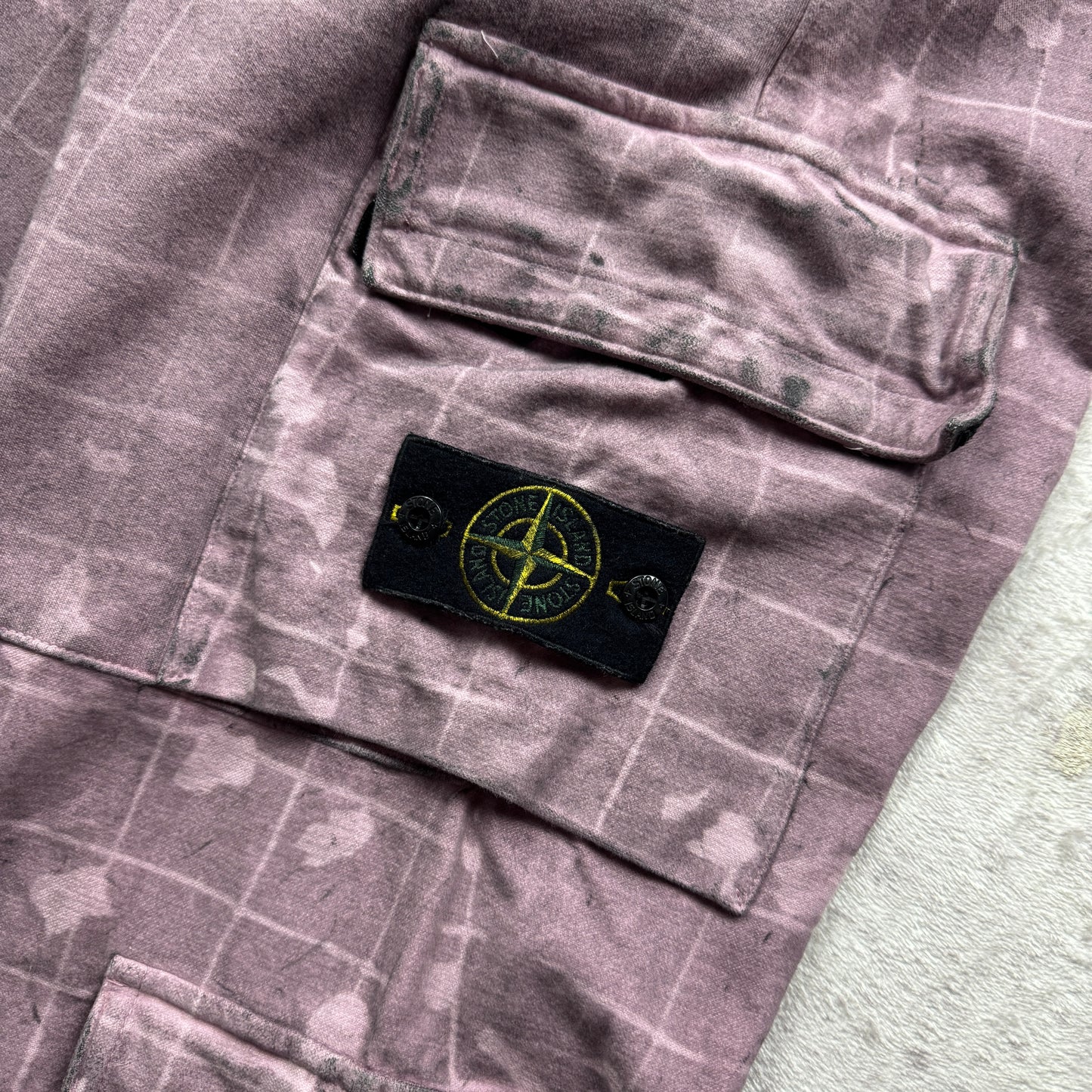 Stone Island Dust Ghillie Laser Camo Cargo  Pants AW 2020