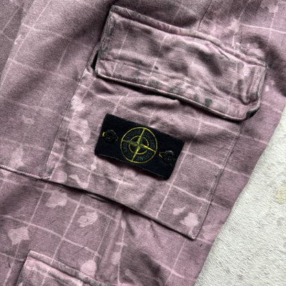 Stone Island Dust Ghillie Laser Camo Cargo  Pants AW 2020