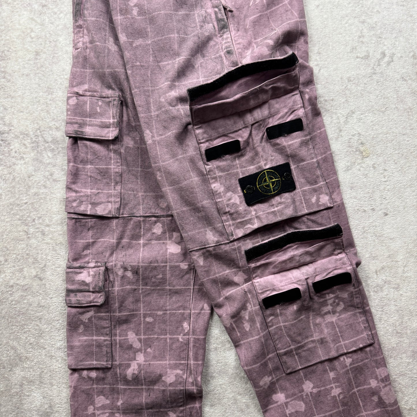 Stone Island Dust Ghillie Laser Camo Cargo  Pants AW 2020