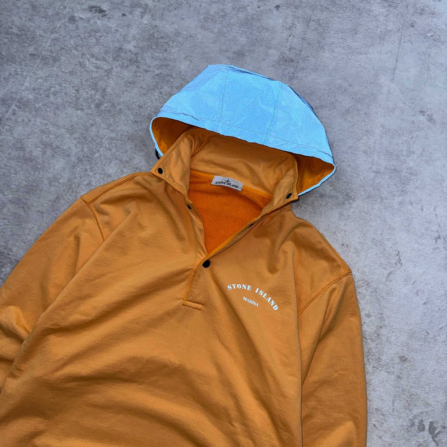 Stone Island Marina Reflective Hooded Sweatshirt SS 2023
