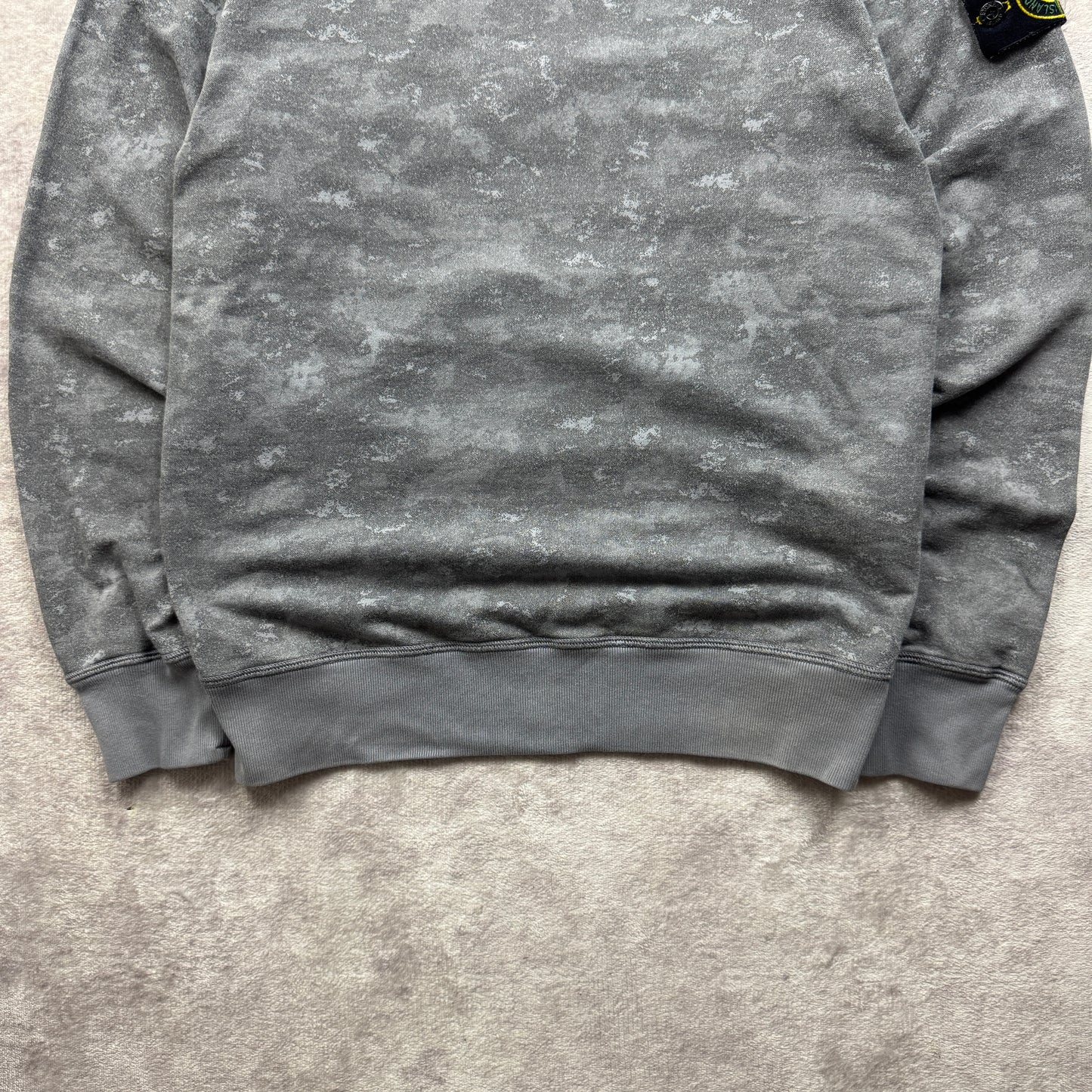 Stone Island Painted Camo Crewneck Sweatshirt SS 2016