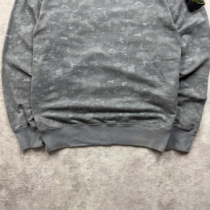 Stone Island Painted Camo Crewneck Sweatshirt SS 2016