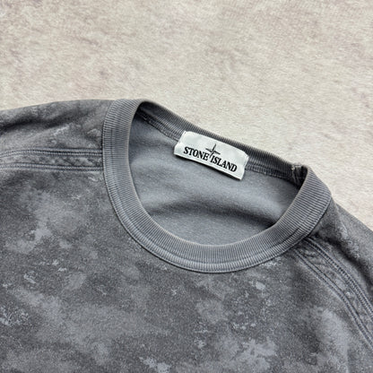 Stone Island Painted Camo Crewneck Sweatshirt SS 2016