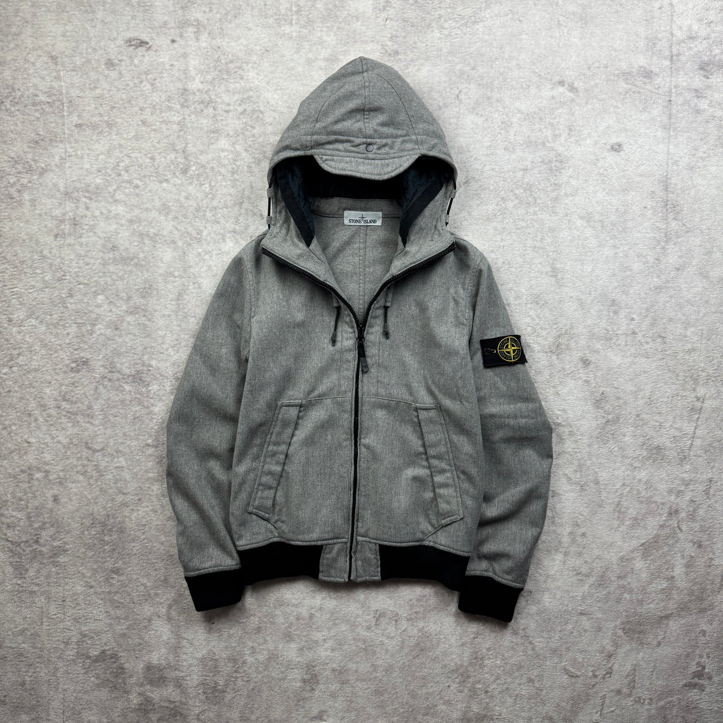 Stone Island Mélange Wool Poly Hooded Jacket AW 2014