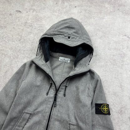 Stone Island Mélange Wool Poly Hooded Jacket AW 2014