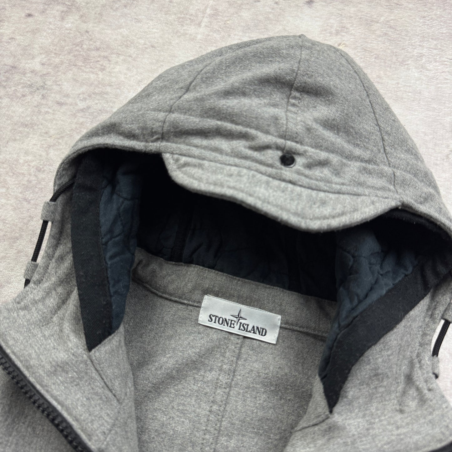 Stone Island Mélange Wool Poly Hooded Jacket AW 2014