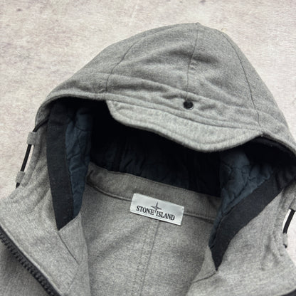Stone Island Mélange Wool Poly Hooded Jacket AW 2014