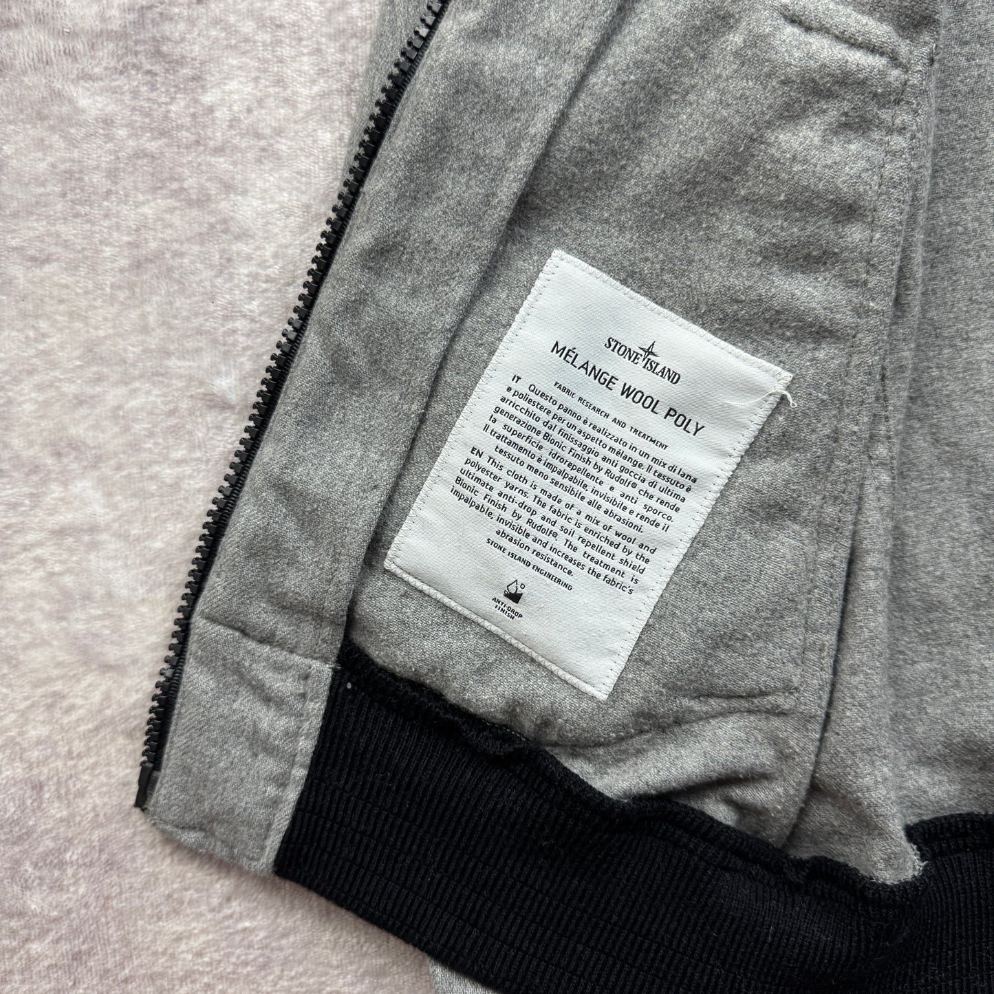 Stone Island Mélange Wool Poly Hooded Jacket AW 2014