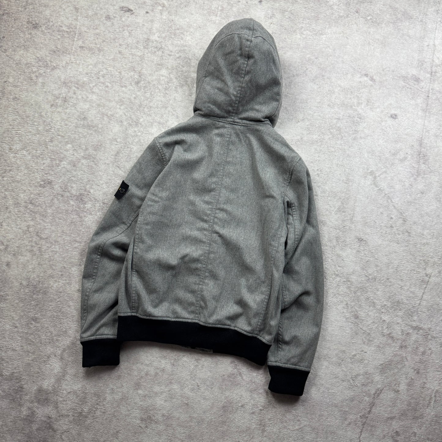 Stone Island Mélange Wool Poly Hooded Jacket AW 2014
