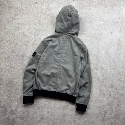 Stone Island Mélange Wool Poly Hooded Jacket AW 2014