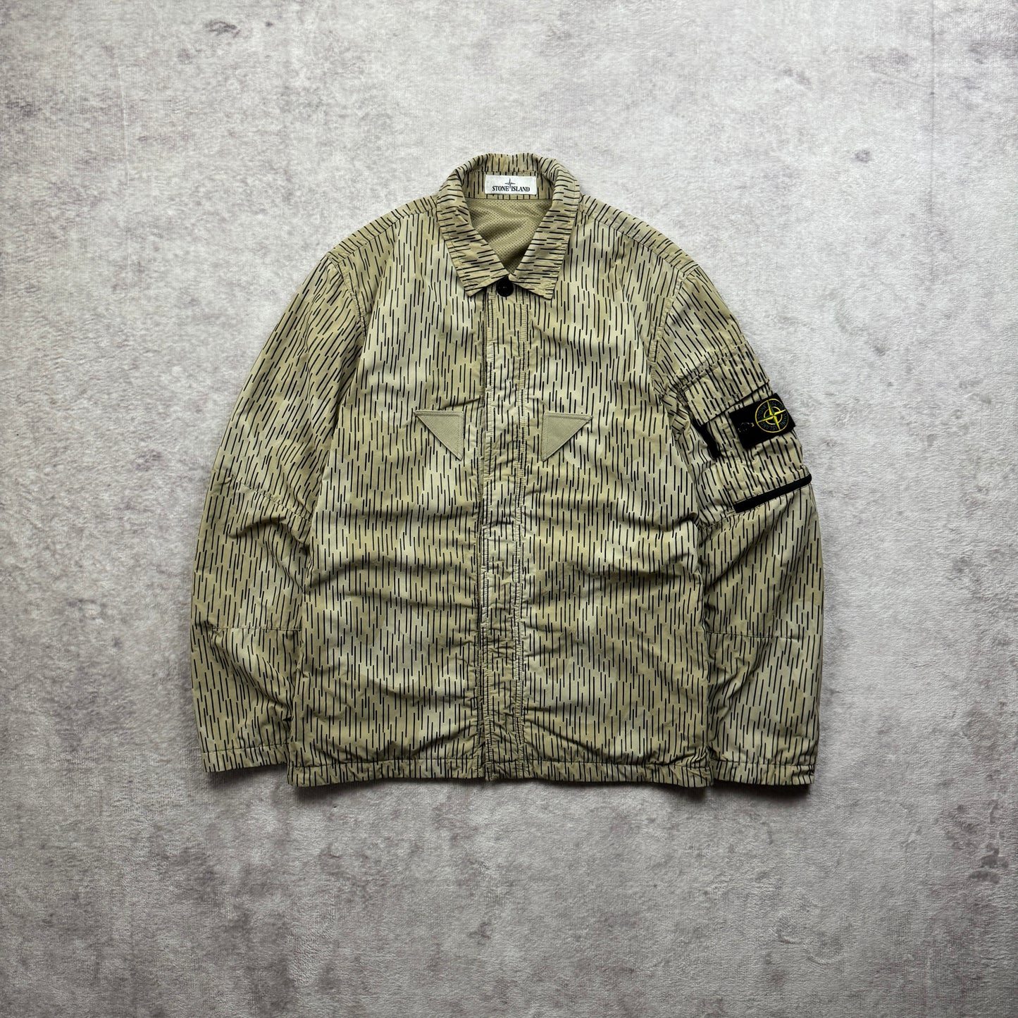Stone Island Reflective Rain Camo Overshirt AW 2021