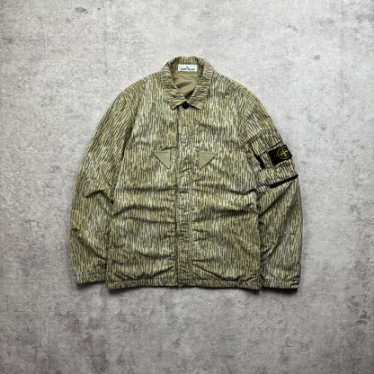 Stone Island Reflective Rain Camo Overshirt AW 2021