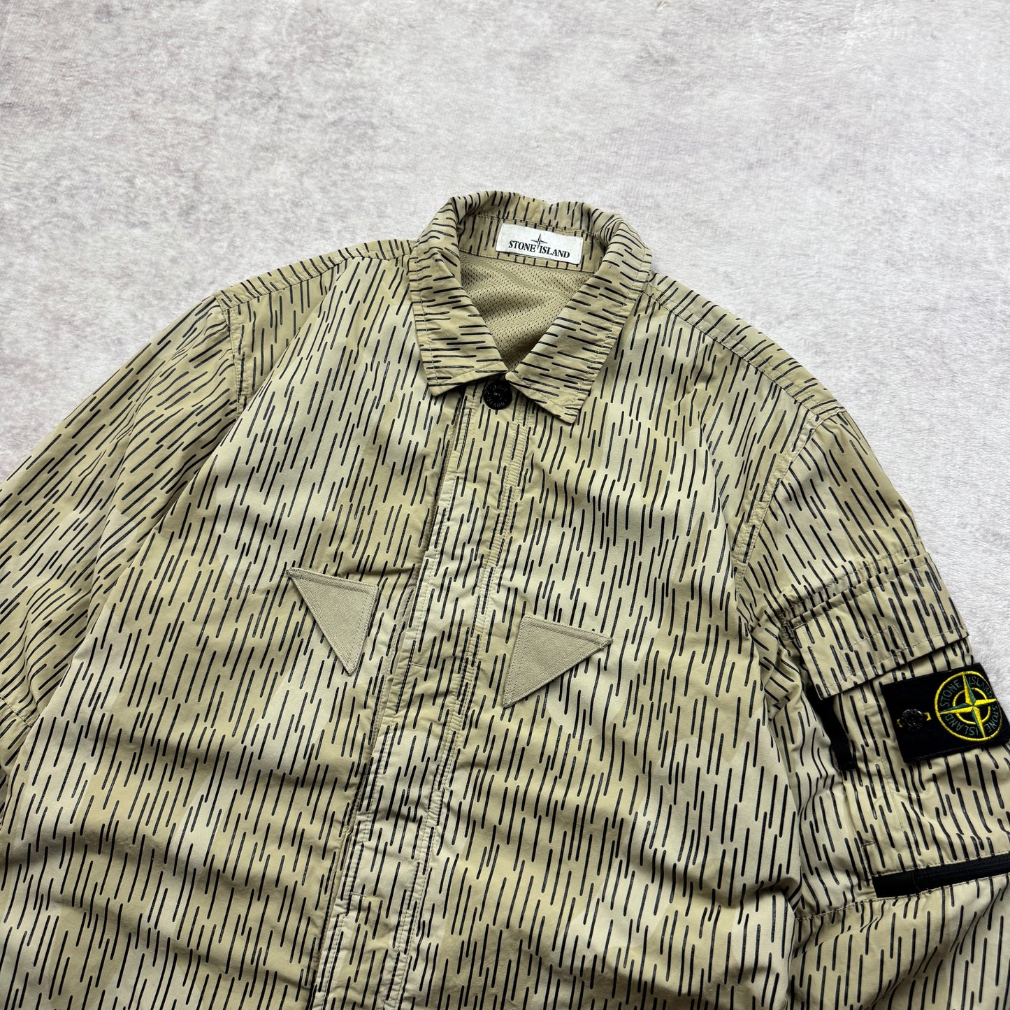 Stone Island Reflective Rain Camo Overshirt AW 2021