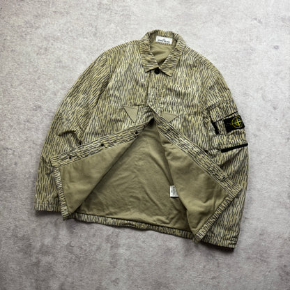 Stone Island Reflective Rain Camo Overshirt AW 2021