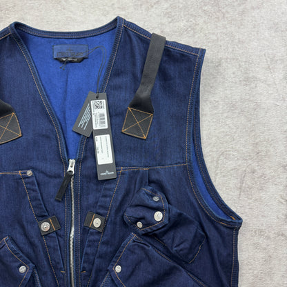 Stone Island Indigo Polypropylene Denim Light Vest SS 2026