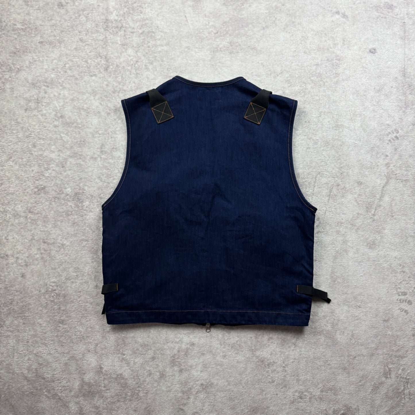 Stone Island Indigo Polypropylene Denim Light Vest SS 2026